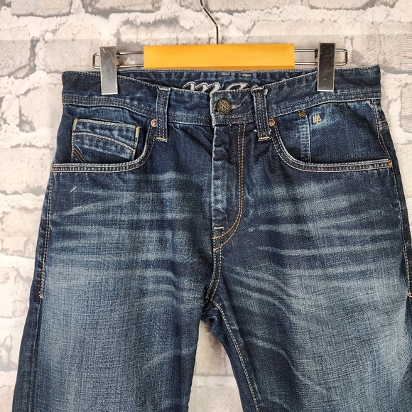 Mavi Josh Low Rise Easy Bootcut Jeans Dark Wash Size 31 - Picture 3 of 16